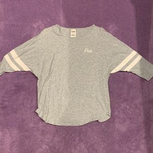 Victoria's Secret PINK Henley Shirt 3/4 sleeves